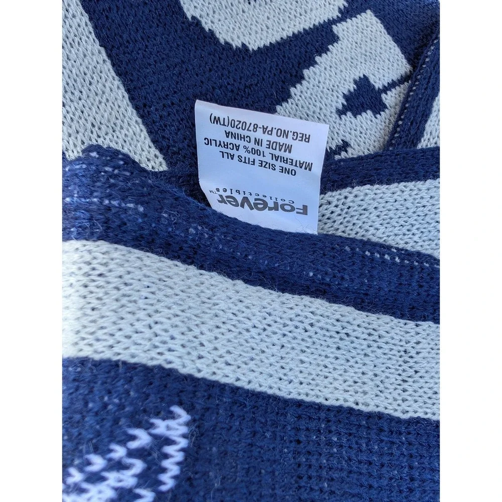 Dallas Cowboys Knit Scarf Warm Fringed Forever Collectibles Authentic Merchandis